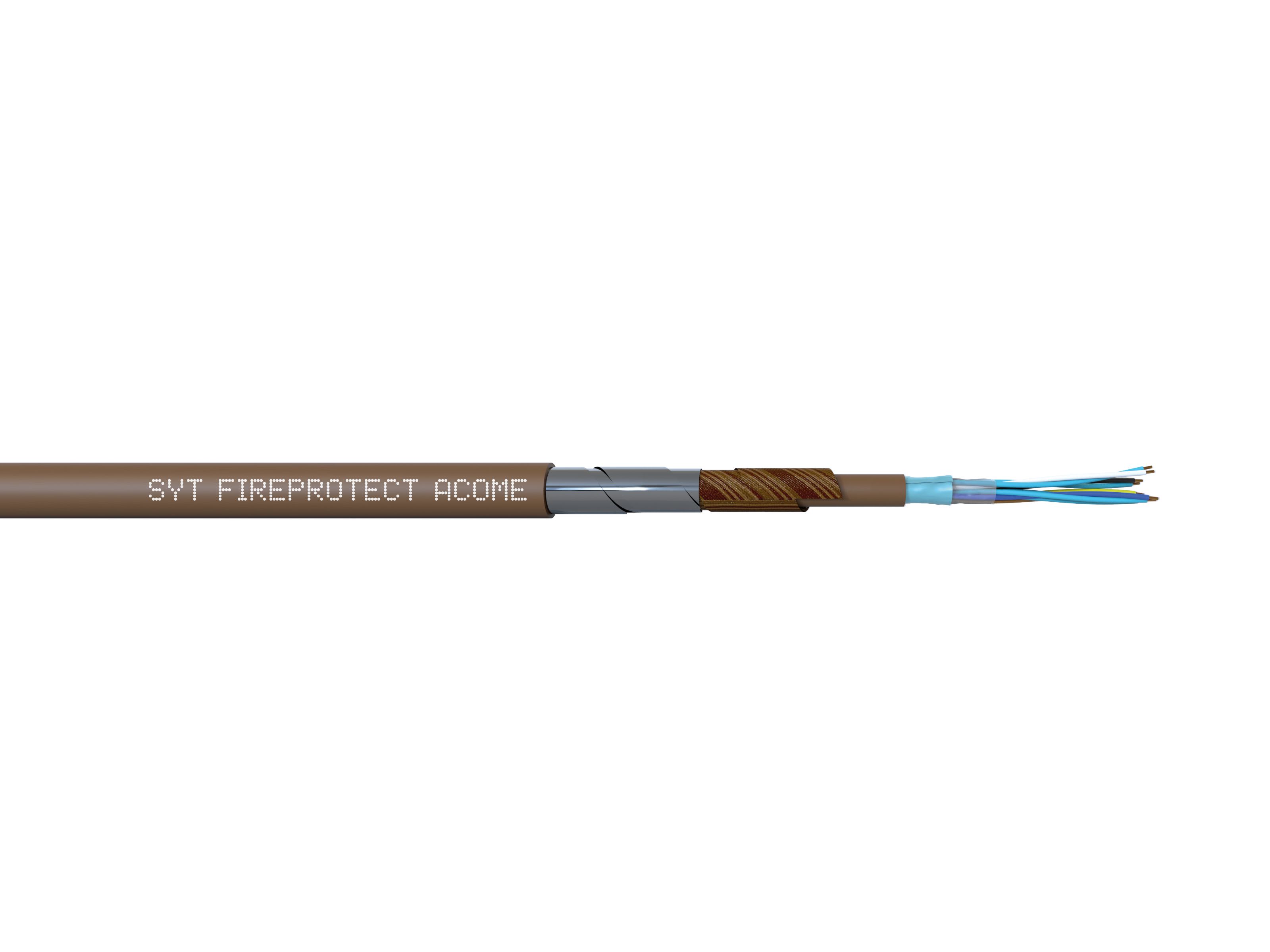 Acome - cable telephonie SYT+ DIGITAL5A - 112/2 ZH marron NPI