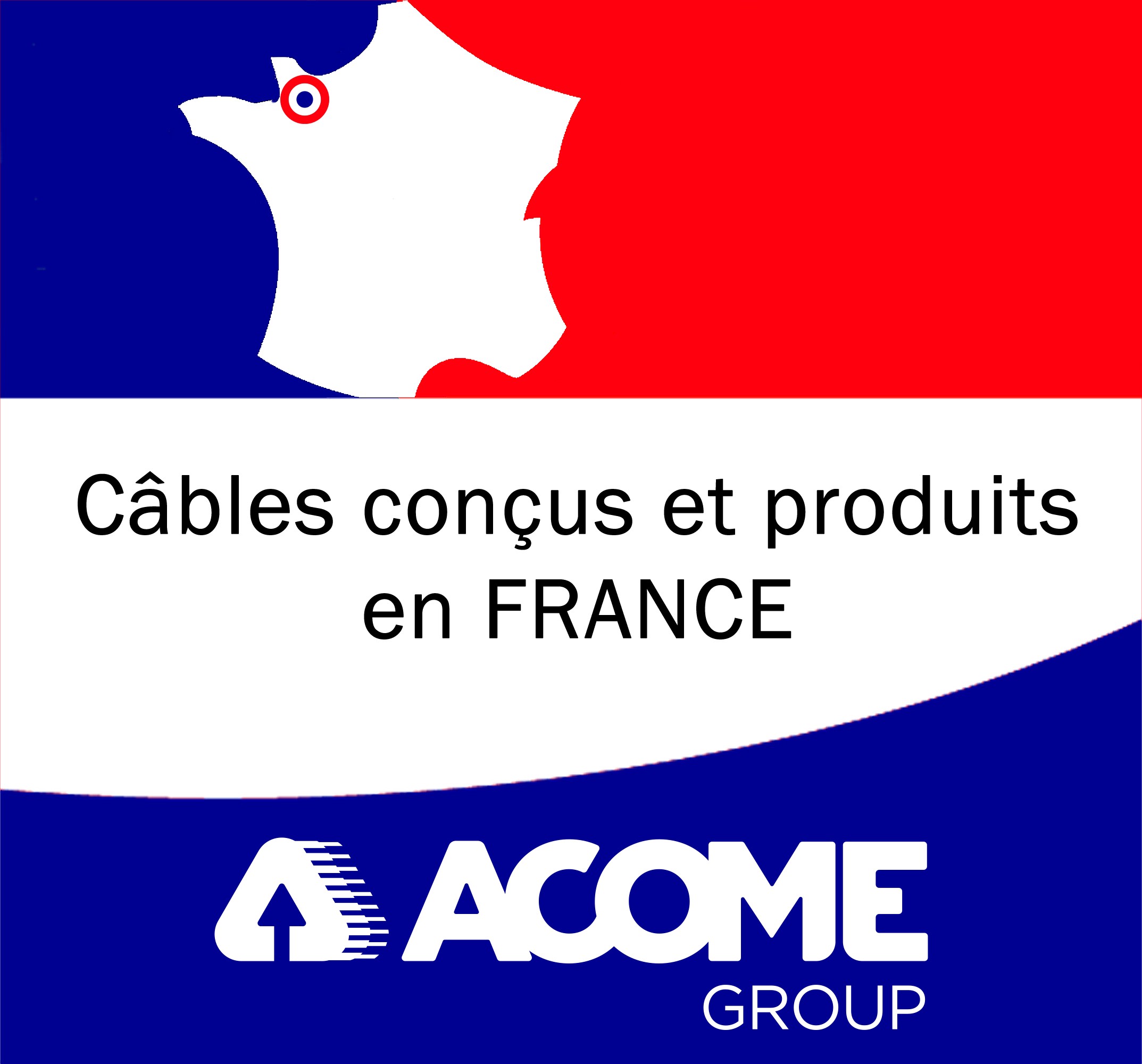 Acome - JARRET.L820 2CD 5/10 BLC+BLEU Touret 100m