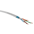Acome - câble F/FTP cat7 LSOH-FR 2x4P touret 500m vert Dca