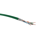 Acome - câble S/FTP cat7 Premium LSOH-FR 4P couronne 100m vert Cca