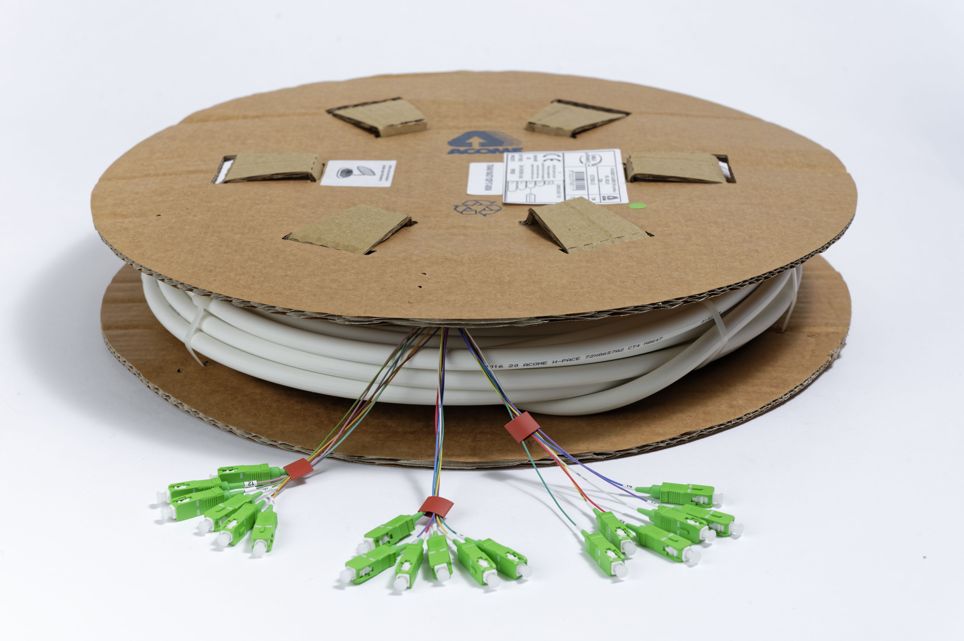 Acome - PAD 3828 - 96 Fibres - G657A2 - Modulo 4 - préconnectorisé à 50% - SC/APC -