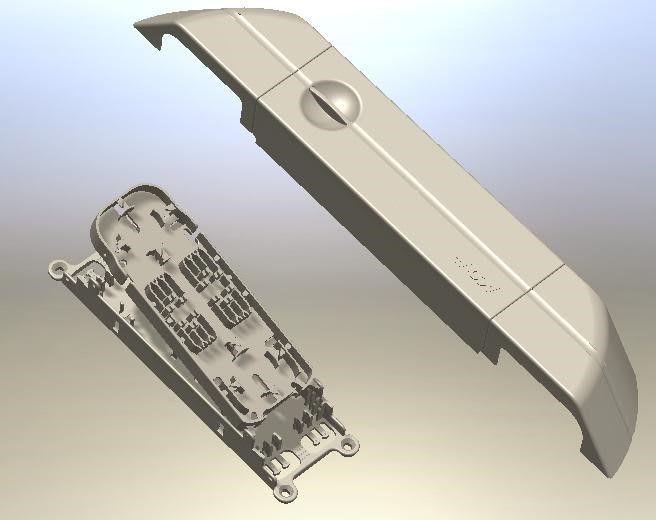 Acome - Raccord simplex - SC/APC à clapet - sans patte - Sachet de 10 pièces