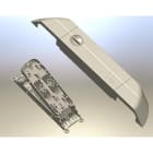 Acome - Raccord simplex - SC/APC à clapet - sans patte - Sachet de 10 pièces