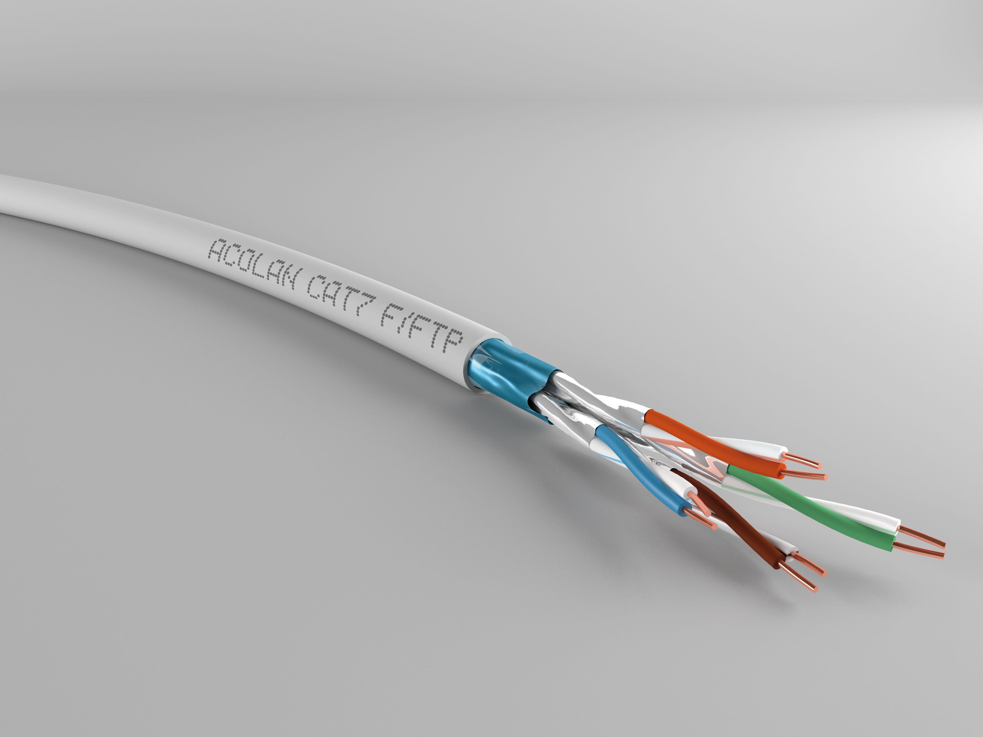 Câble Ethernet Acome 10 Gb CAT6A F/UTP R7291A-T500 
