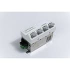 Acome - Micro-commutateur 45x45 4GigaRJ45 facade + SFP & [+TX] / Horizontal PoE+