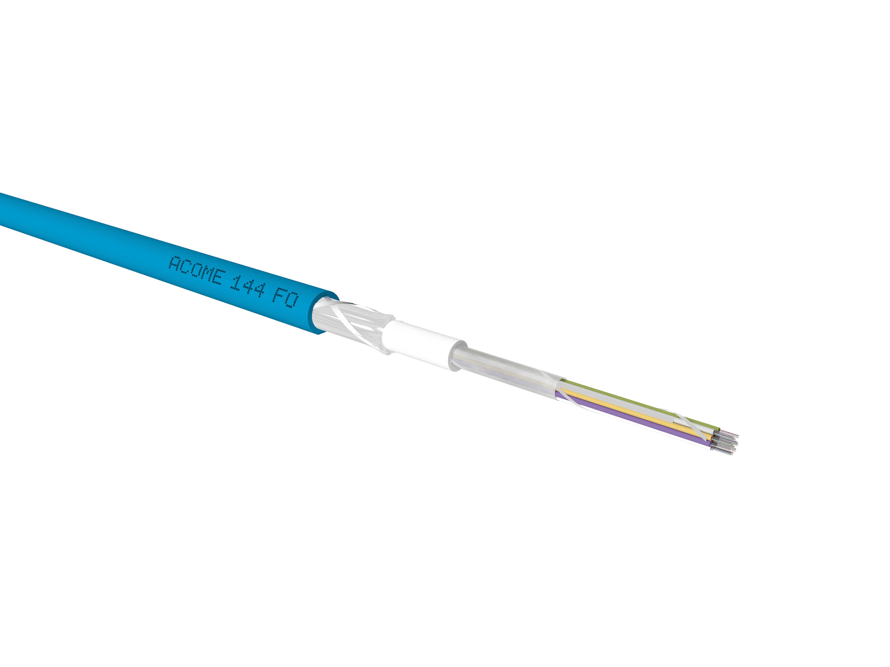 Acome - Câble intérieur extérieur 96 Fo M12 renforcé diélectrique micro-module