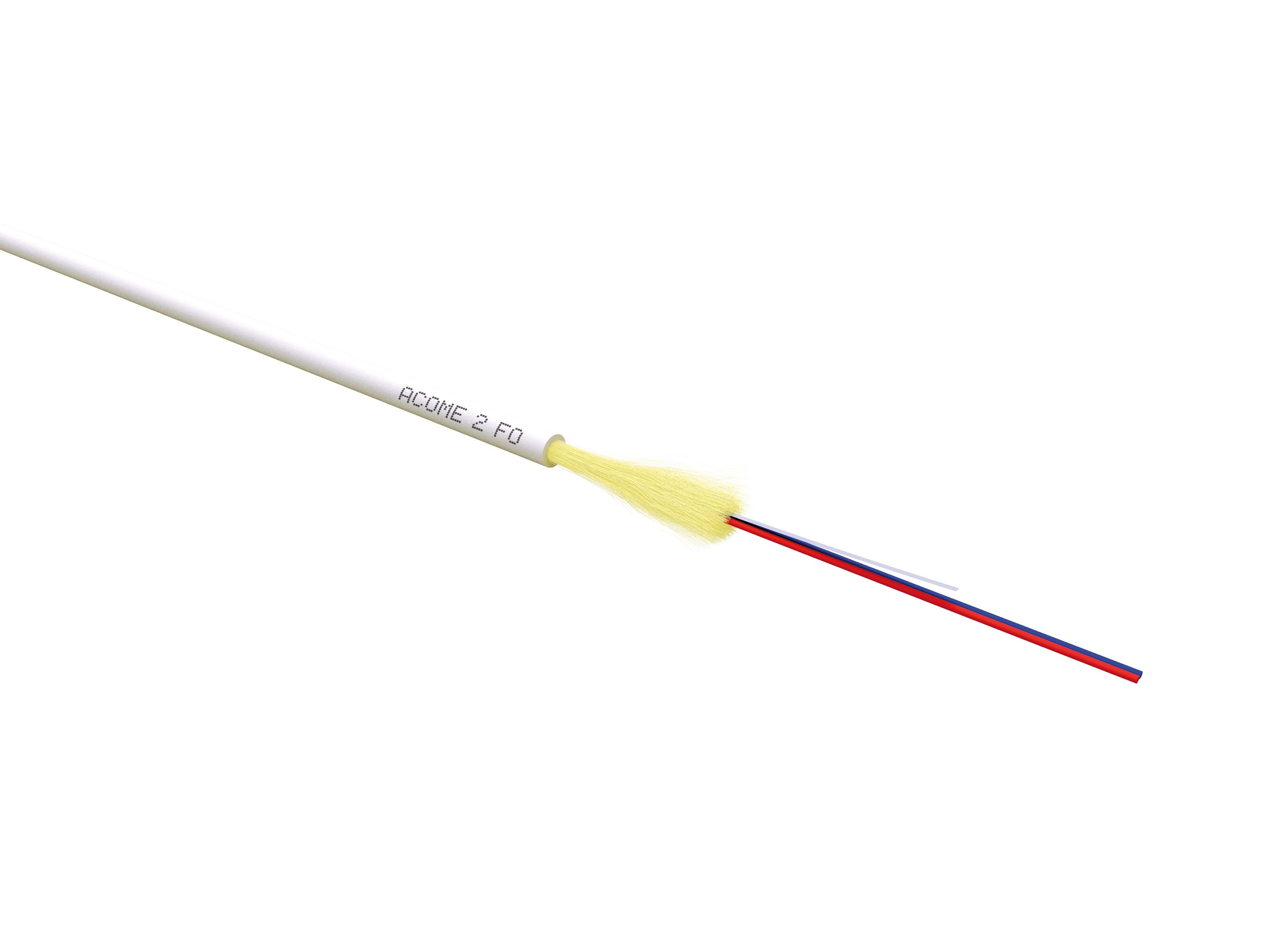Acome - Câble drop intérieur LSOH-FR 4 Fo M4 G657A2 4 mm