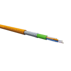 Acome - Câble CR1-FO/C1 24xOS2 int/ext armé acier renforcé fibre de verre Orange