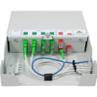 Acome - Boîtier secondaire passif POL MIX - 2 CPL 1 vers 4 + 2 fibres P2P - SC/APC