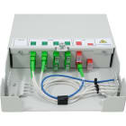 Acome - Boîtier secondaire passif POL MIX - 2 CPL 1 vers 4 + 6 fibres P2P - SC/APC