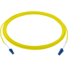 Acome - Cordon arme acier 1 FO OS2 - connectique LC-LC - tenue au feu Dca - longeur 5m
