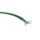 Acome - Câble F/UTP cat6A LSOH-FR 2x4P touret 500m vert Cca