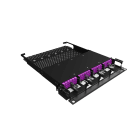 Acome - Tiroir iROC 1U 144 fibres OM3/OM4 12 cassettes 12FO + 6 raccords LC/PC Duplex