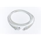 Acome - Cordon RJ45 Gigabit ivoire AWG26 1 mètre PoE+