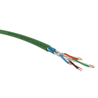 Acome - Câble F/FTP cat6A LSOH-FR 4P touret 1000m vert Cca