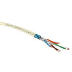 Acome - Câble F/FTP cat6A LSOH-FR 4P touret 500m ivoire Cca