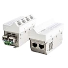 Acome - Micro-switch 45x90 6 Giga RJ45 (4 façade, 2 côté) + 2 SFP+ 10G / Horizontal PoE+