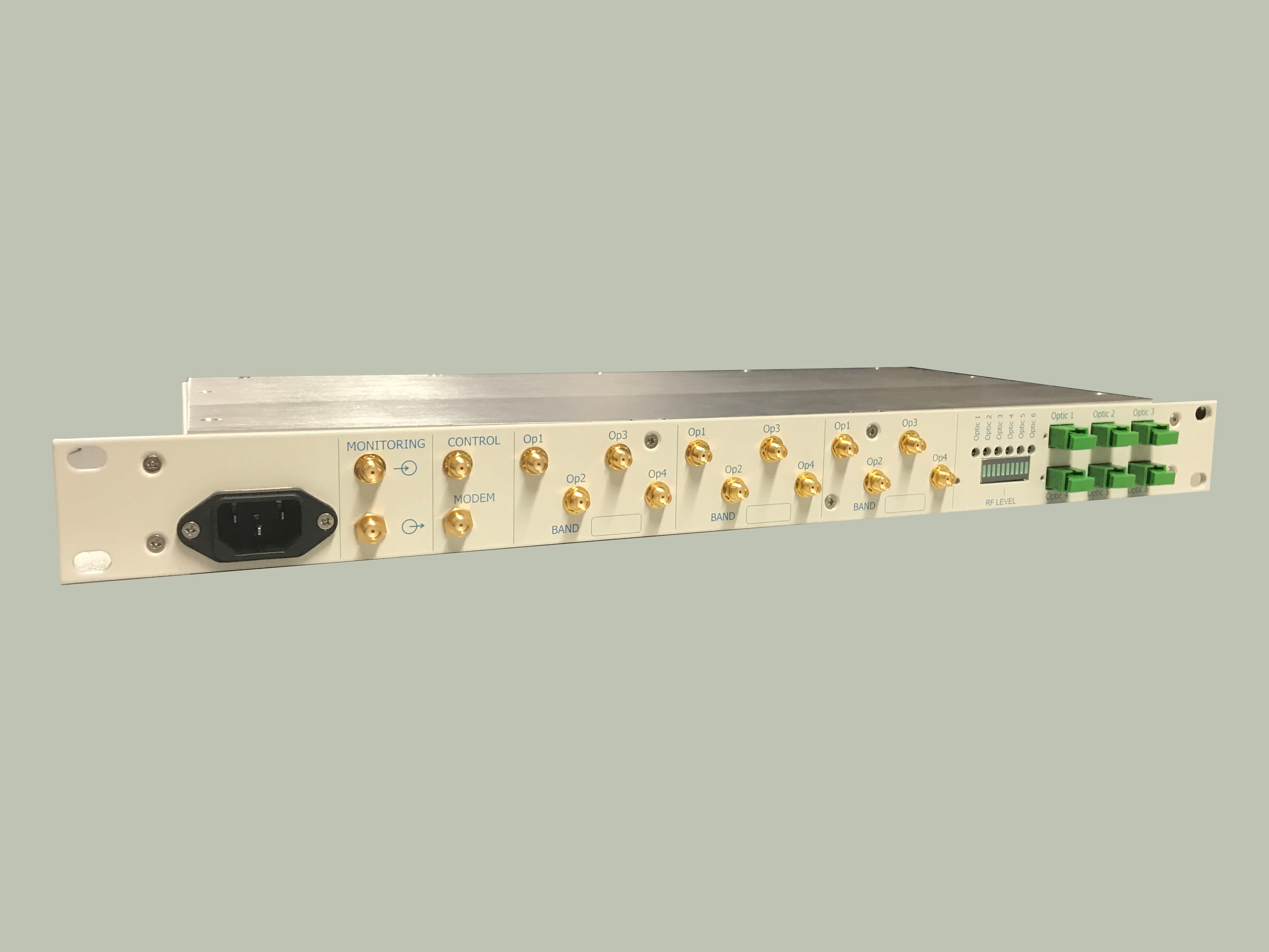 Acome - Rack passif optique 19'' 1U -1800/2100/2600 MHz - 4 sorties optiques