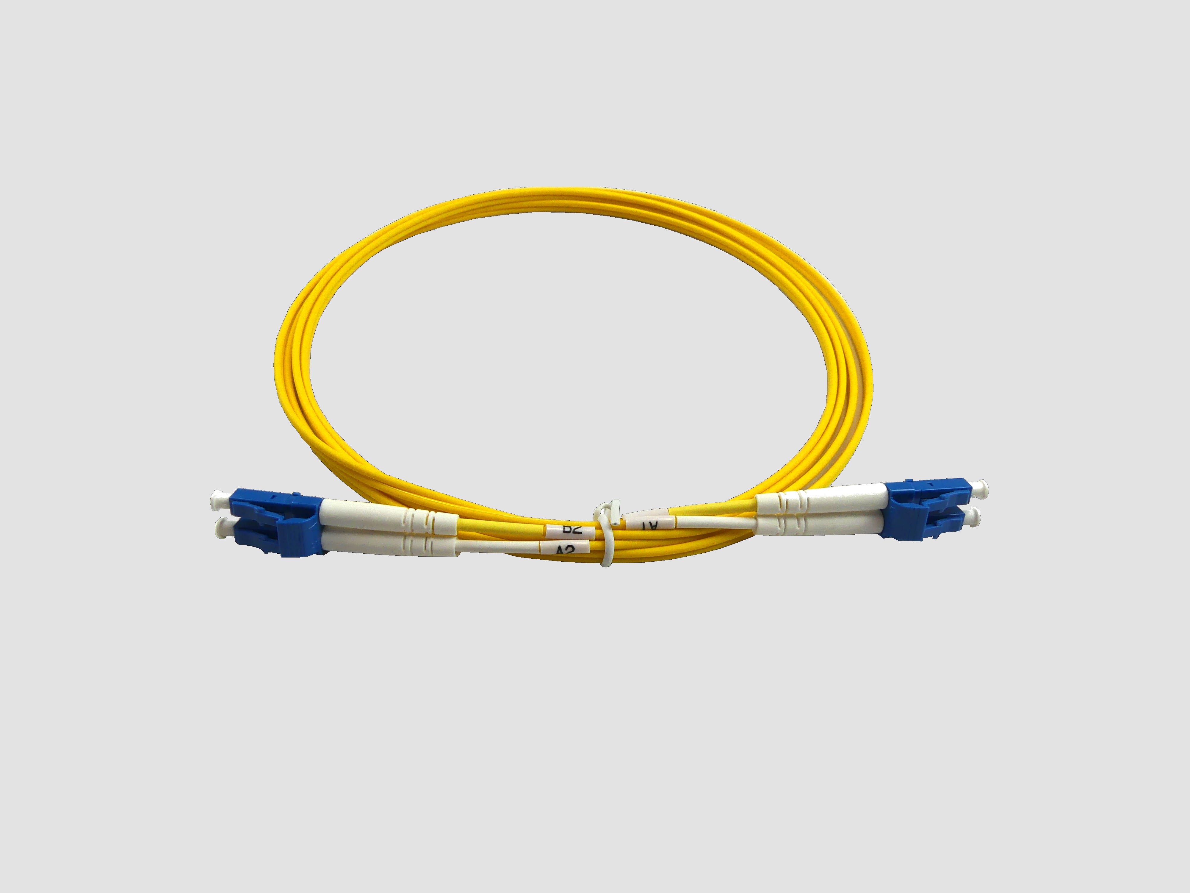 Acome - Cordon Duplex fibres monomodes G657A2 - connecteurs LC/UPC - longueur 2m