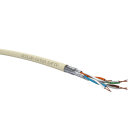 Acome - Câble S/FTP cat6a LSOH-FR 2x4P touret 500m ivoire Cca