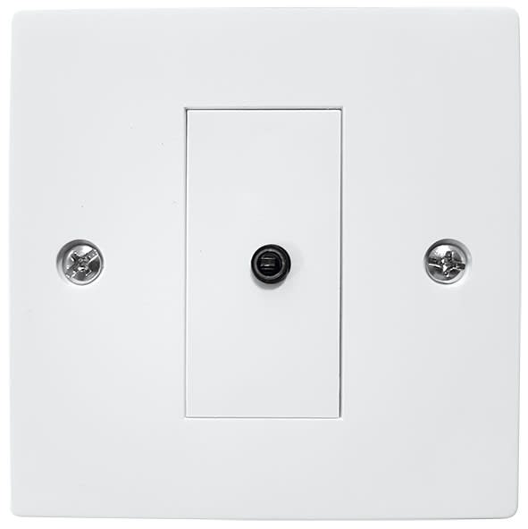 Majorcom - Prise murale Jack 3.5mm TRS femelle 1 module