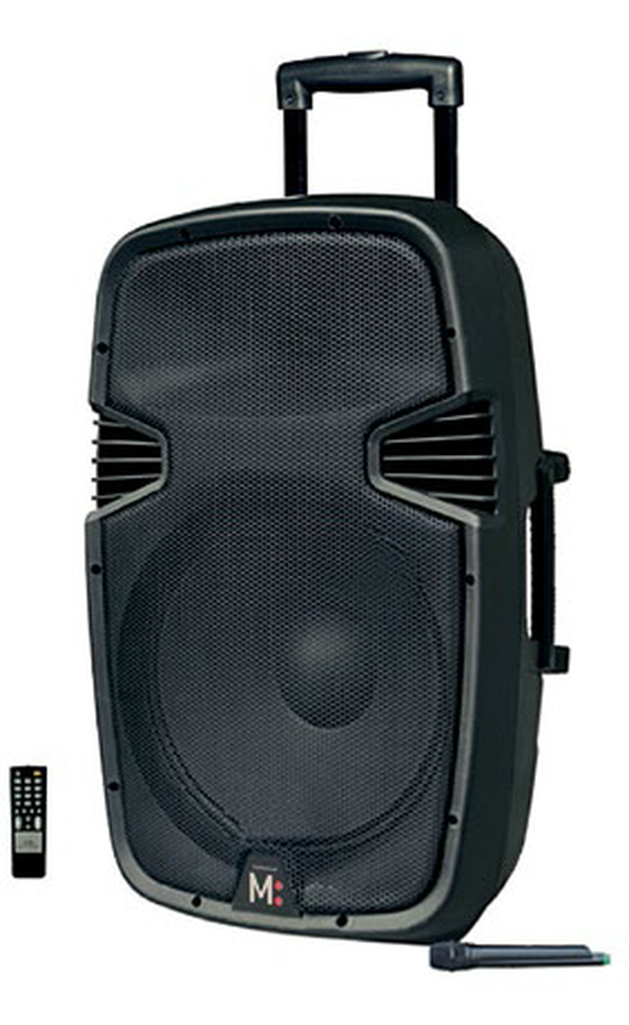 Majorcom - Enceinte amplifiée portable 80W avec micro main, batterie rechargeable