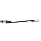 Majorcom - Cordon de liaison XLR 3 broches femelle vers 3 fils nus