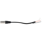Majorcom - Cordon de liaison XLR 3 broches mâle vers 3 fils nus