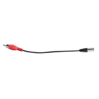 Majorcom - Cordon de liaison 1 x RCA vers XLR 3 broches mâle