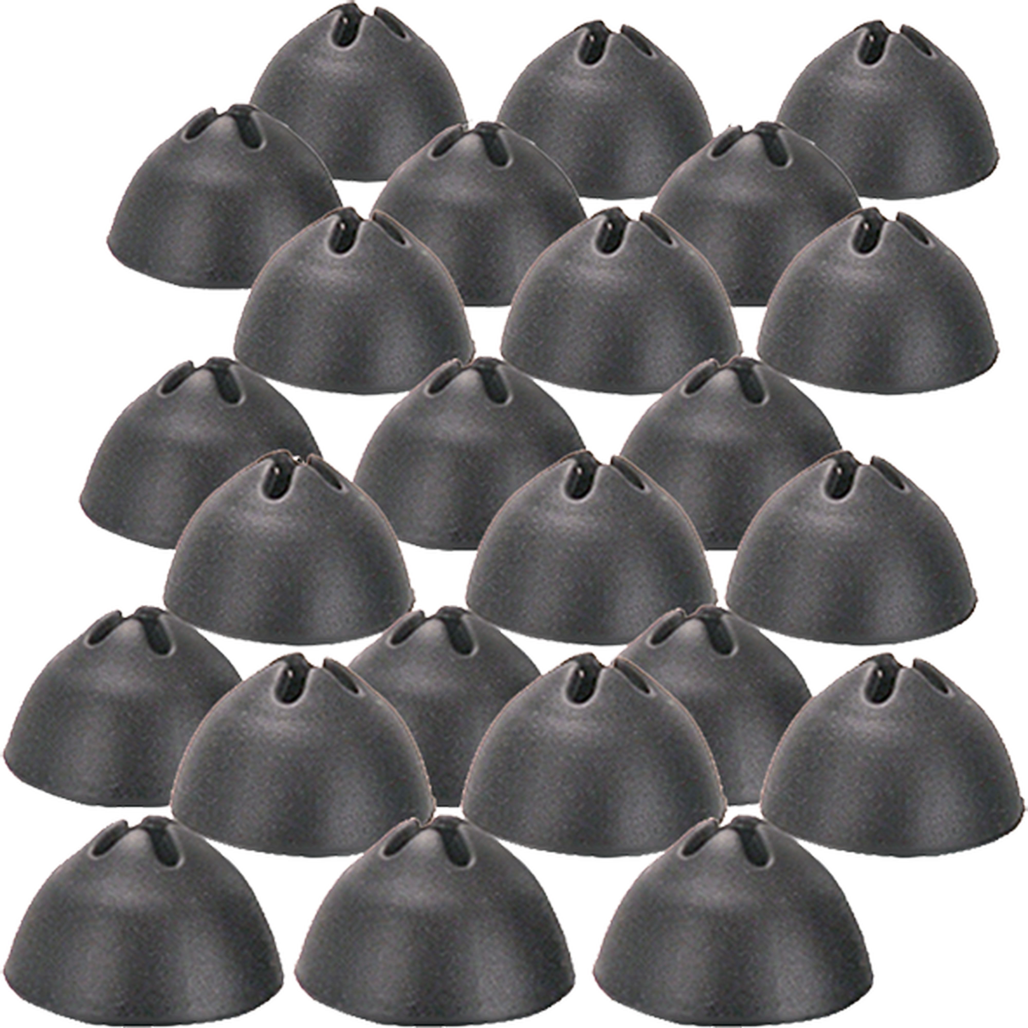 Majorcom - Embouts en silicone pour le récepteur de boucle magnétique LPU-1 (24 paires)