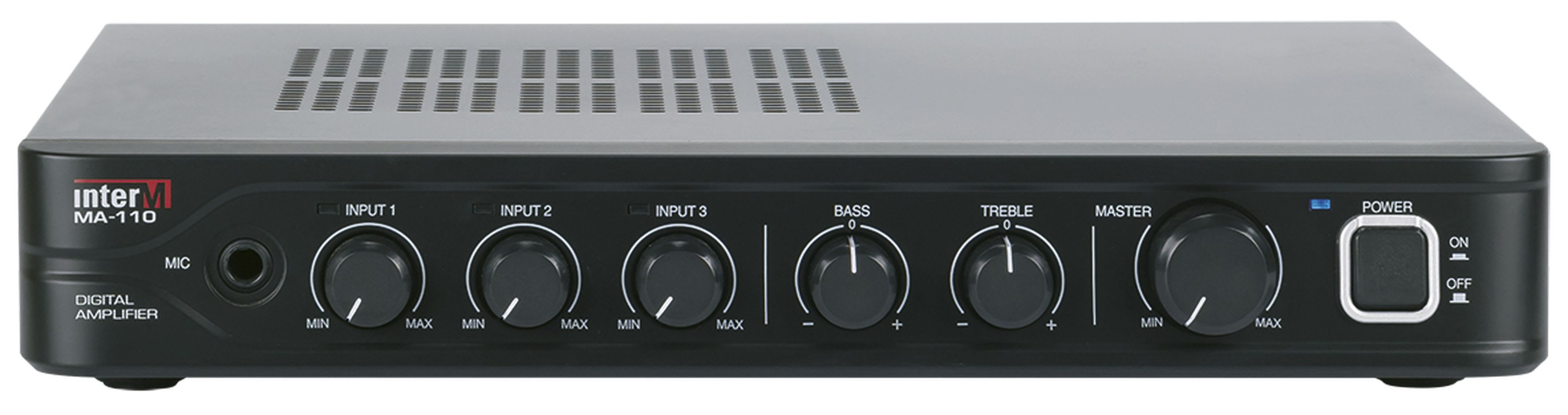 Majorcom - Amplificateur-préamplificateur 100W compact 3 entrées