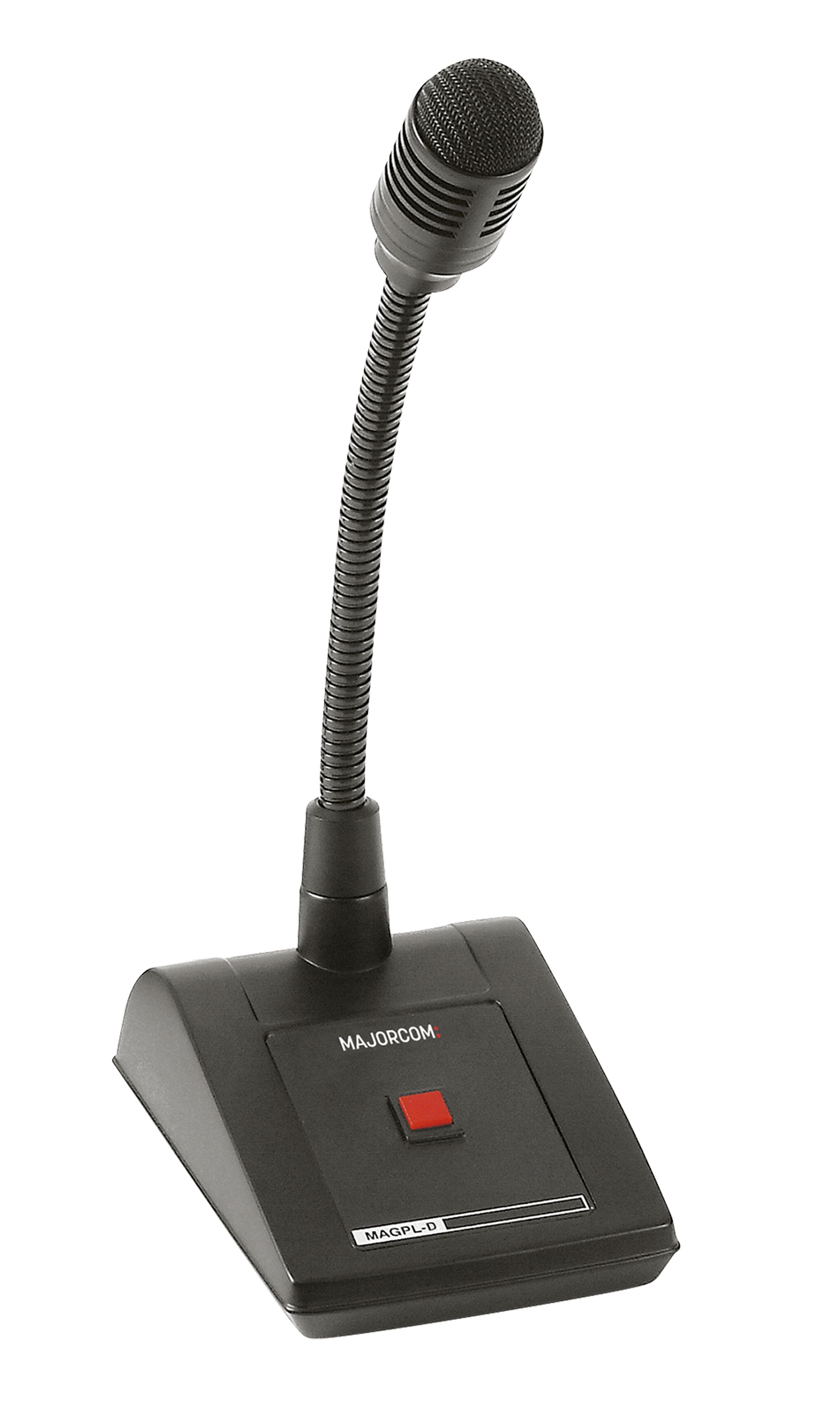 Majorcom - Pupitre microphone d'appel général avec télécommande pour carillon