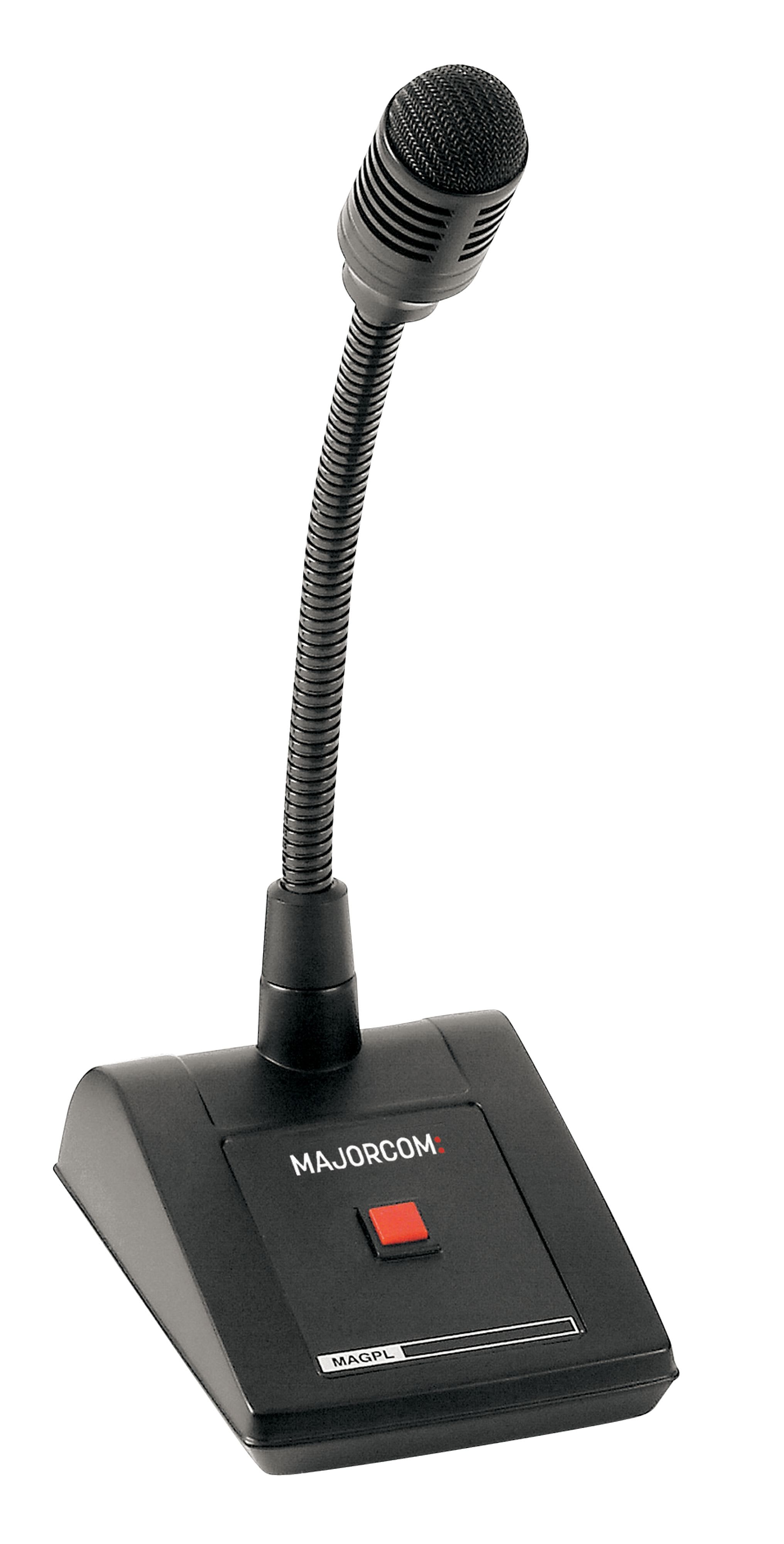 Majorcom - Pupitre microphone d'appel général avec télécommande pour carillon