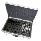 Majorcom - Mallette de rangement en aluminium pour récepteurs de boucle magnétique LPU-1