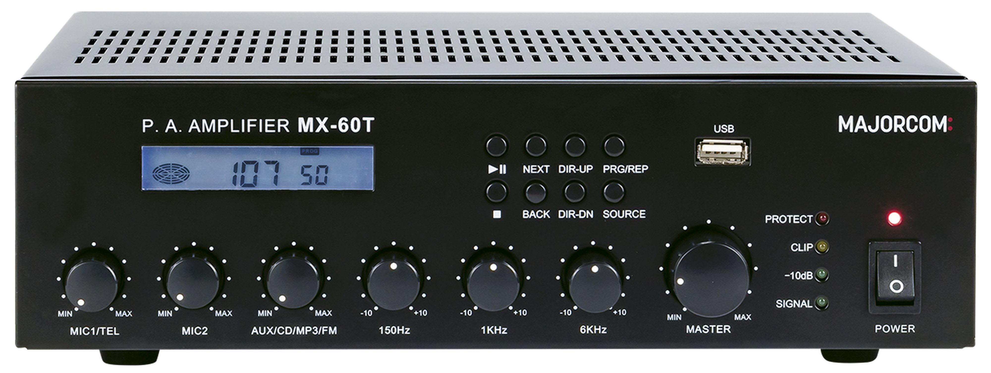 Majorcom - Amplificateur-préamplificateur analogique 60W avec sources