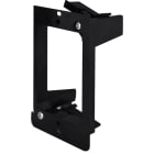 Majorcom - Plaque d'encastrement noire pour platines murales