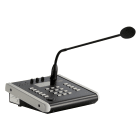 Majorcom - Pupitre microphone d?appel IP noir