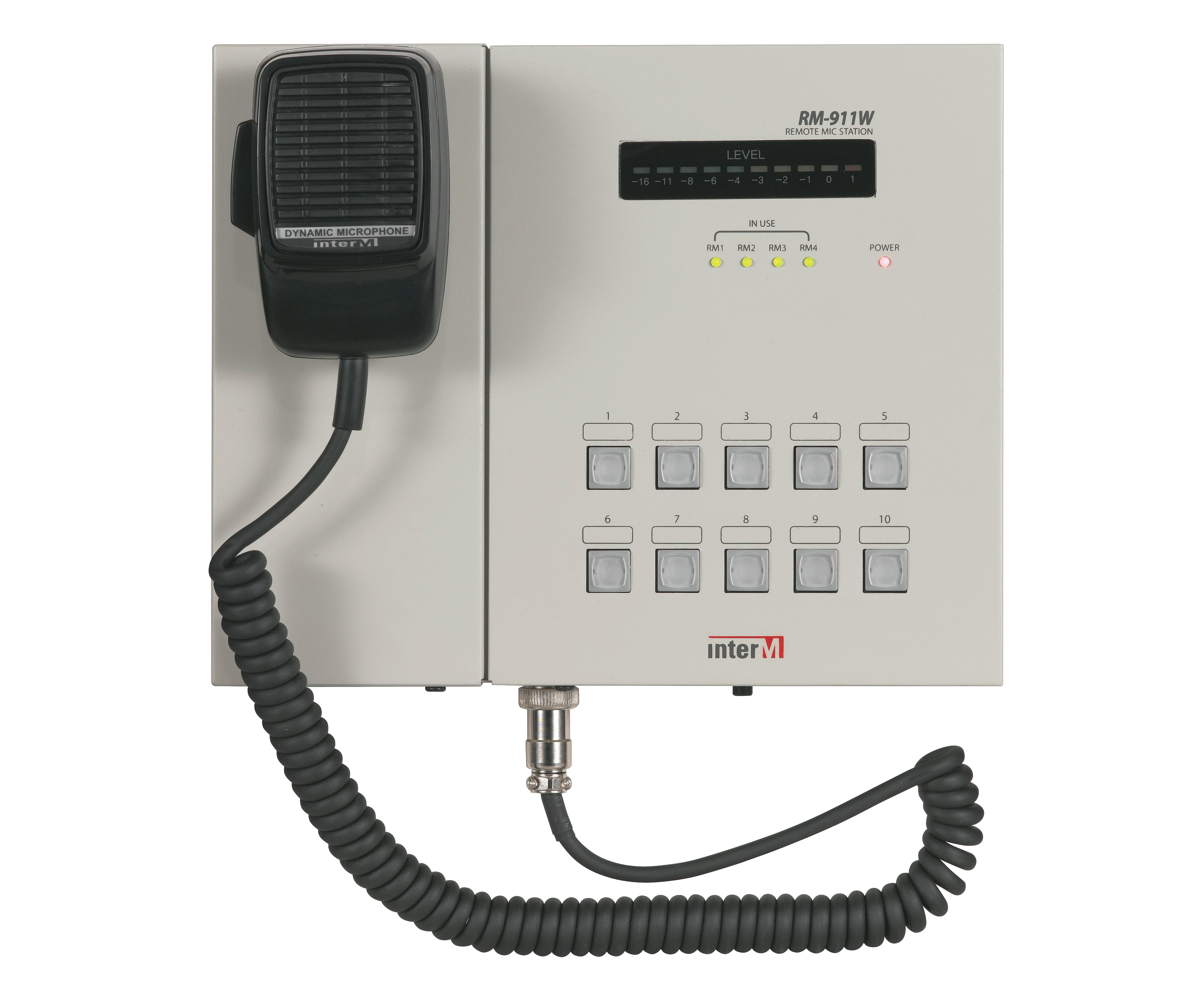 Majorcom - Pupitre microphone mural pour ARM-911A