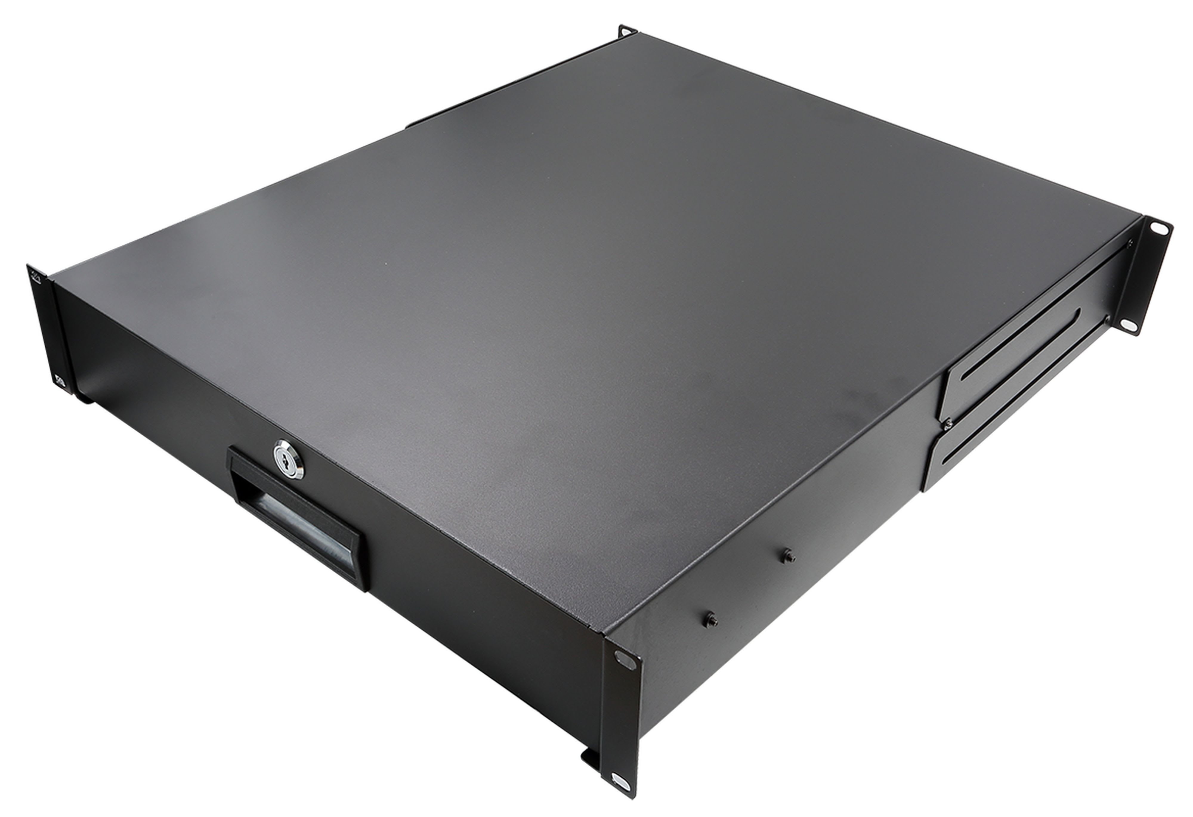 Majorcom - Tiroir de rangement 2U verrouillable pour racks 19'' de 800 mn de profondeur