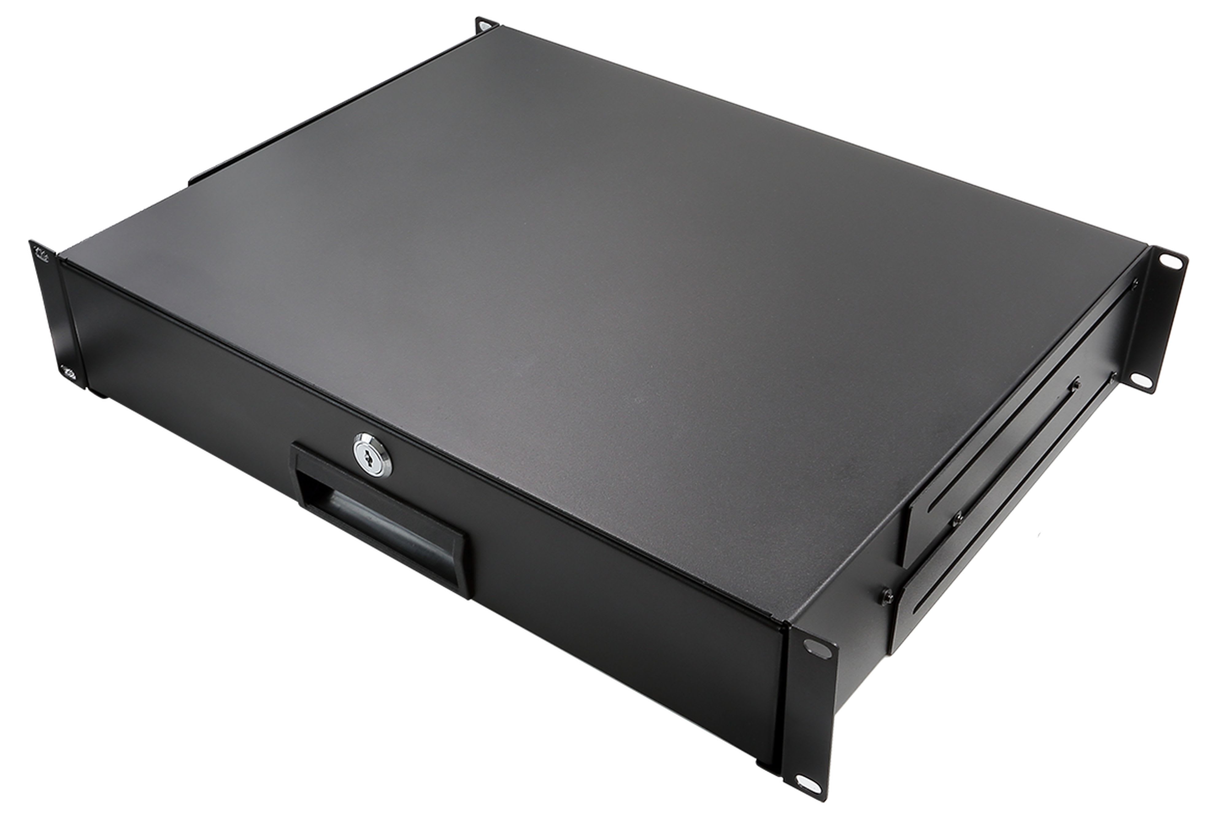 Majorcom - Tiroir de rangement 2U verrouillable pour racks 19'' de 600 mn de profondeur