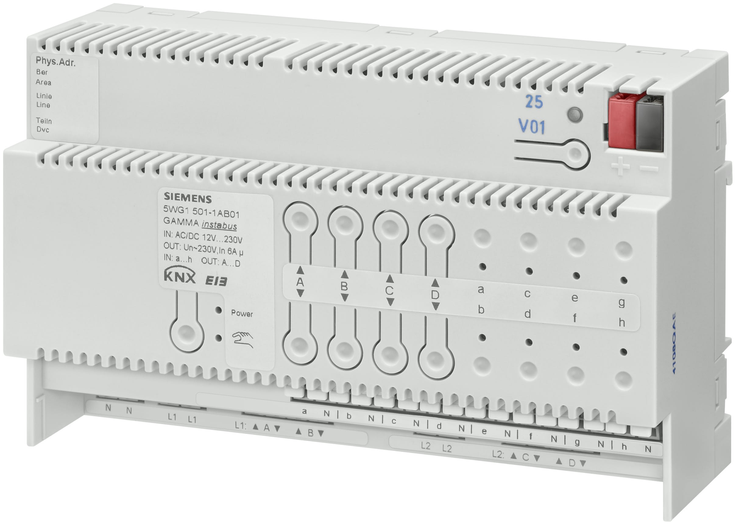 Siemens IBT - Actionneur combine stores 8 entrees