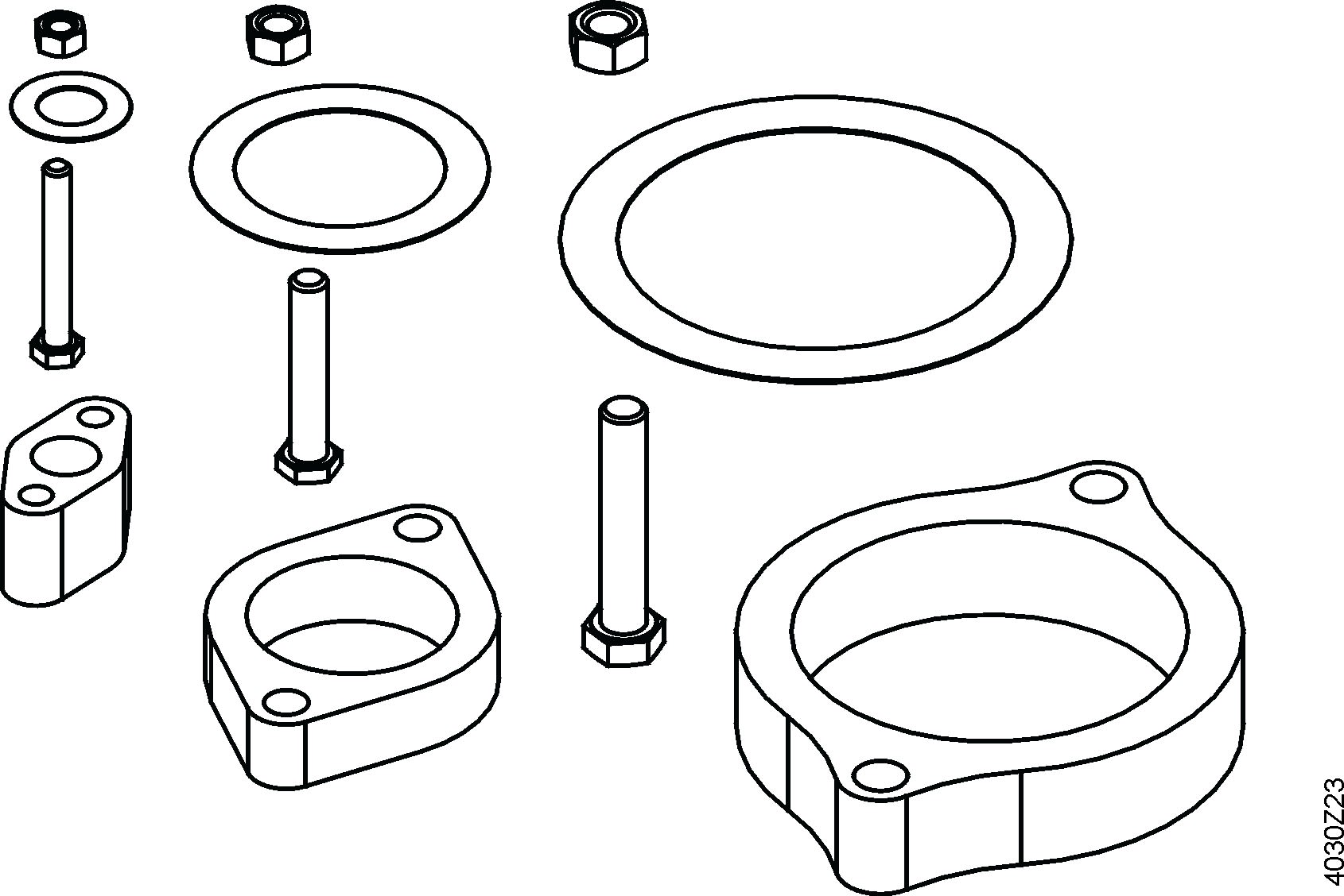 Siemens IBT - Adaptateur pour vanne VXF43.100 (rempl.)