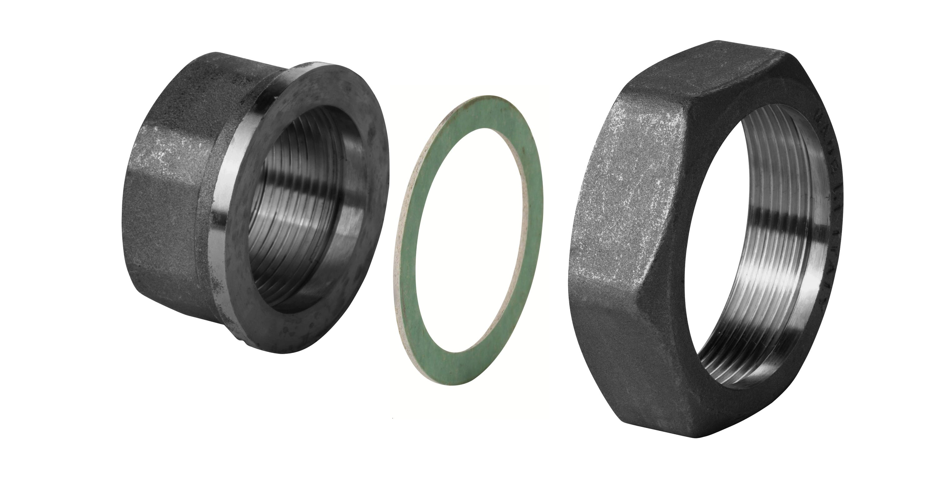 Siemens IBT - Jeu de 2 raccords DN20 en fonte noire
