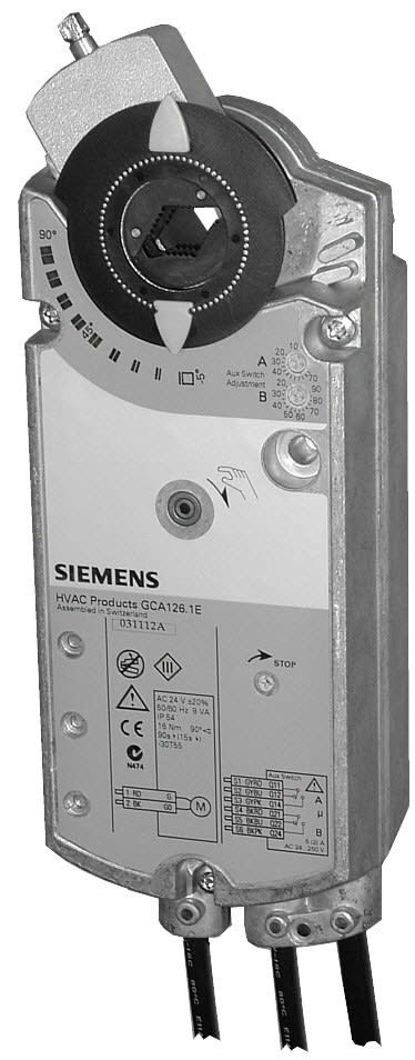 Siemens IBT - ServoM 18Nm 2pts 24V RaZ Volet rota.
