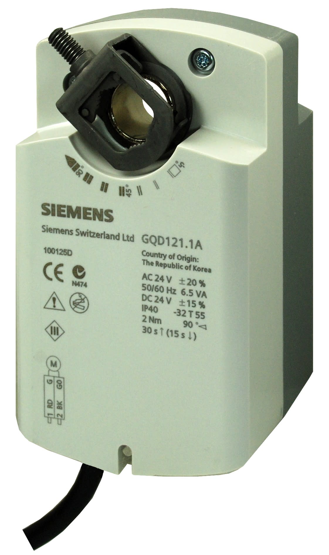 Siemens IBT - ServoM 2Nm 3pts 24V~ RaZ Volet rota.