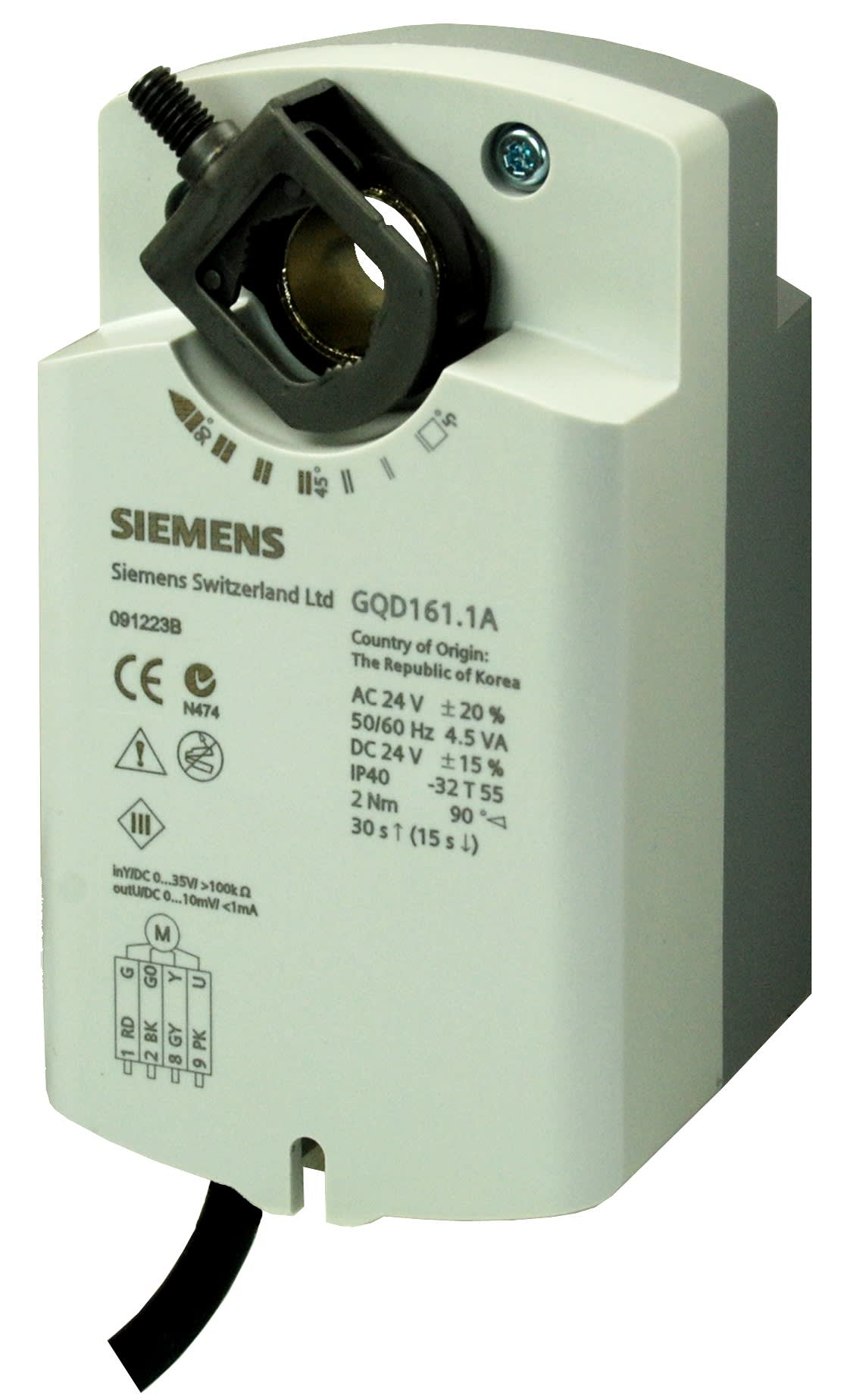 Siemens IBT - ServoM 2Nm 0..10V- 24V~ RaZ Volet rota.