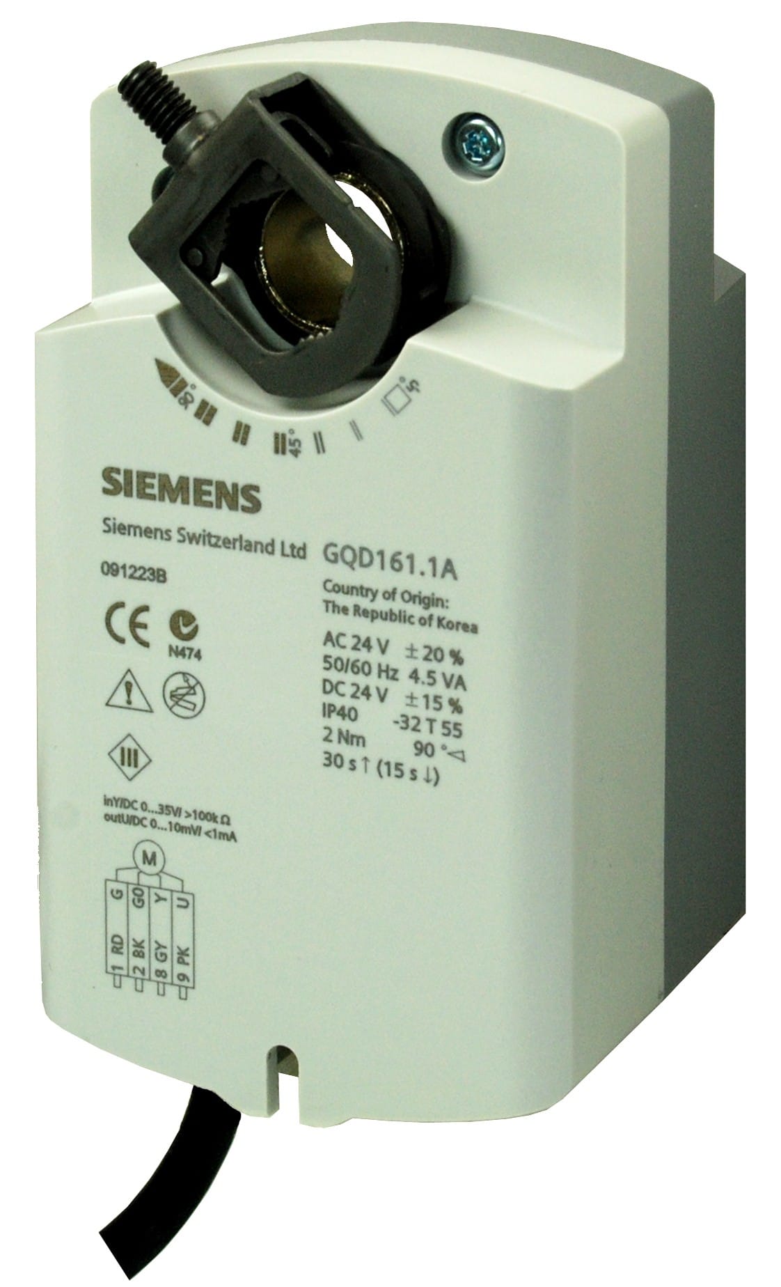 Siemens IBT - ServoM 2Nm 0..10V- 24V~ RaZ Volet rota.