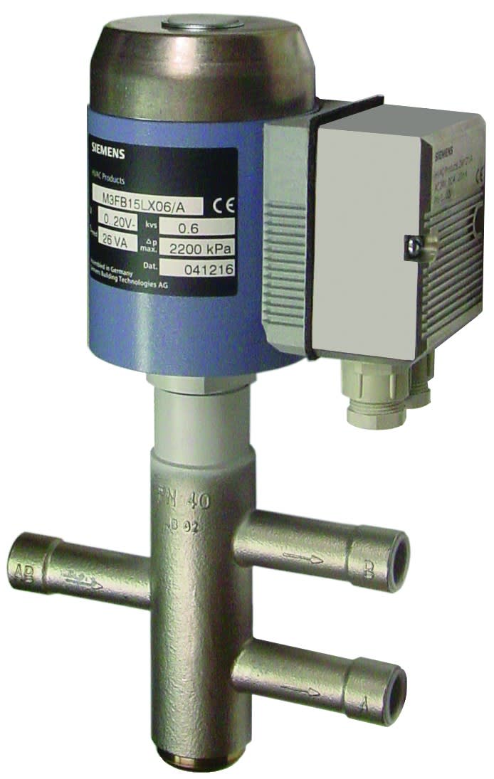 Siemens IBT - Vanne progressive gaz chaud DN15 kvs 3