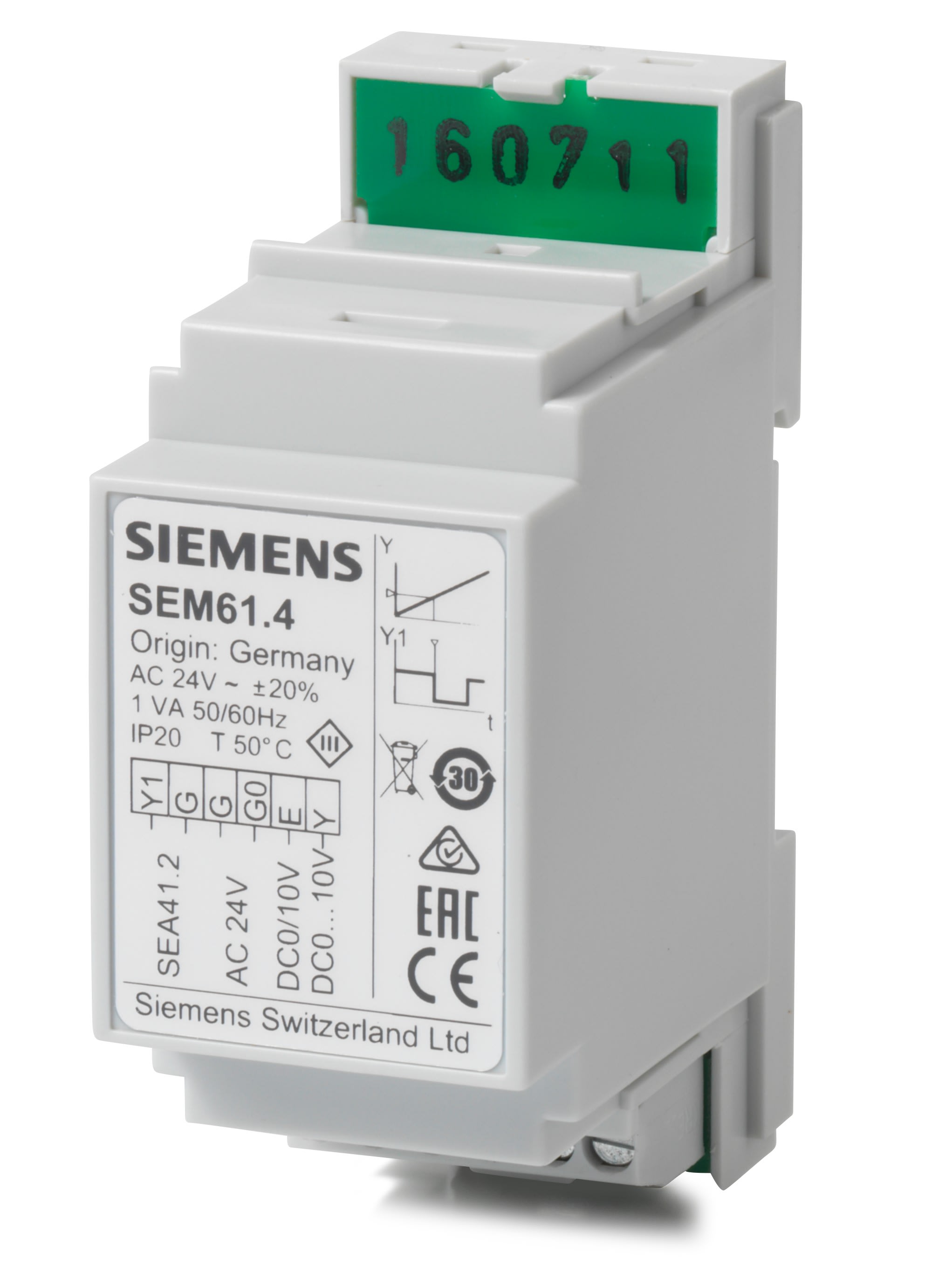 Siemens IBT - Convertisseur signaux 10V =<gt > 24V~PWM TOR