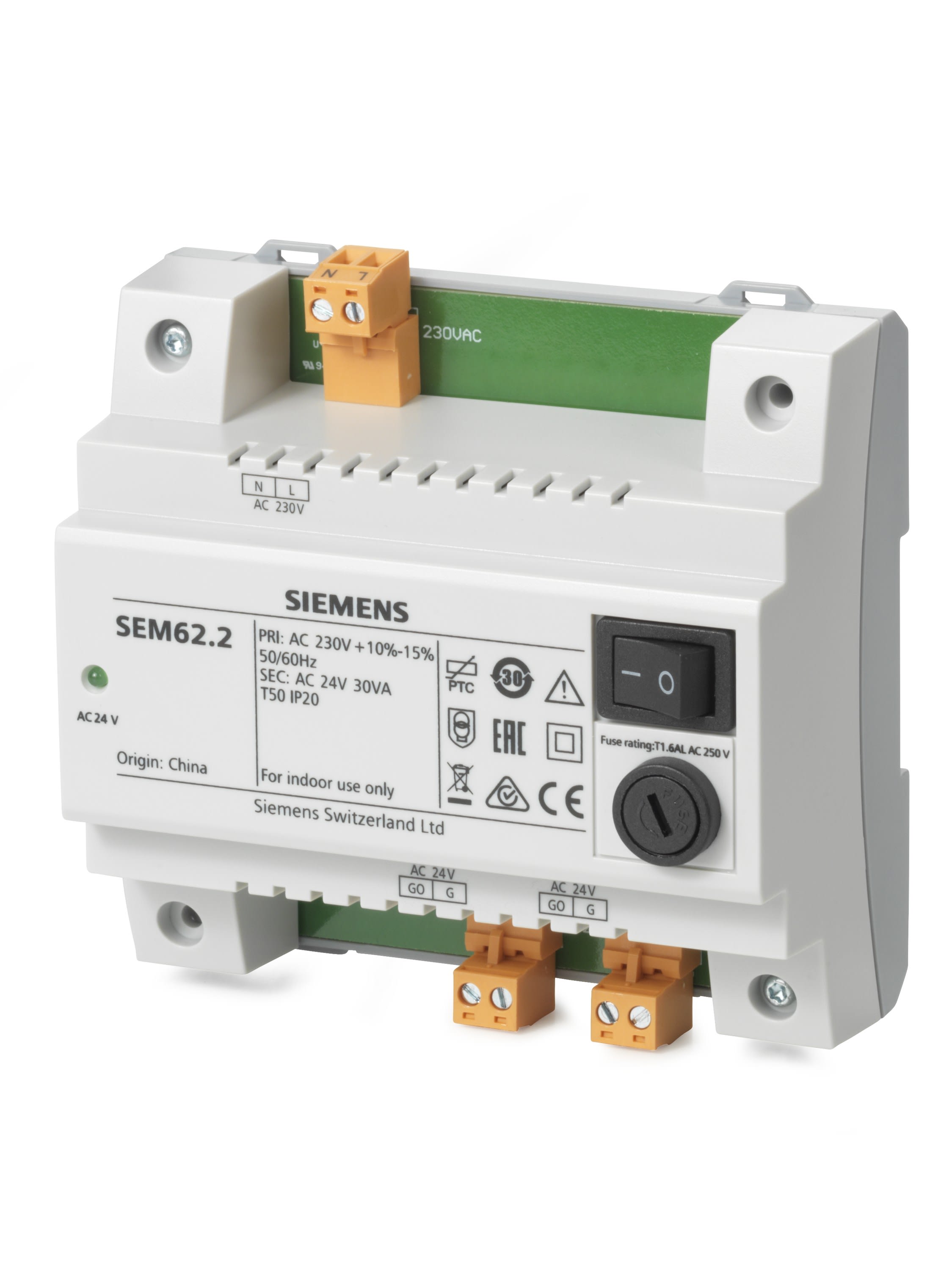 Siemens IBT - Transformateur (IP20) 230V~ =<gt > 24V~ 30VA